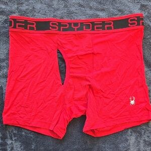 Spyder Red Boxer Briefs Athletic Fit